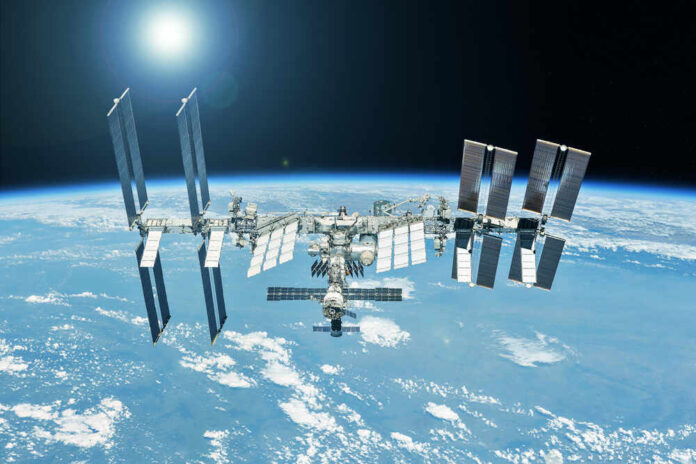 shutterstock_1955801317.jpg featured image International Space Station orbiting above Earth.