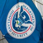 U.S. Department of Homeland Security flag.