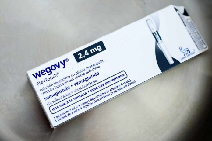 Wegovy medication box containing an injectable solution