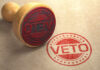 Veto stamp