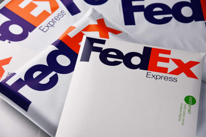 shutterstock_691791433.jpg Multiple FedEx Express shipping envelopes stacked together
