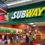 Subway restaurant inside a grocery store.