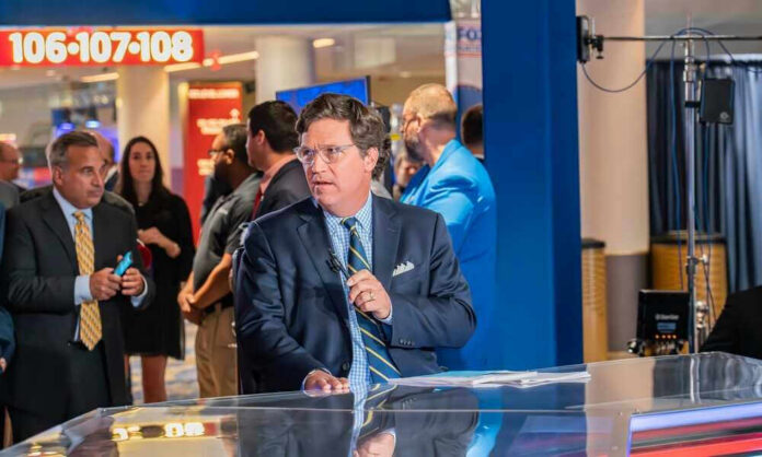 Tucker Carlson talking.