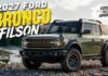 2027 Ford Bronco Filson First Look Luxury Meets Off Road