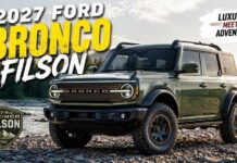 2027 Ford Bronco Filson First Look Luxury Meets Off Road