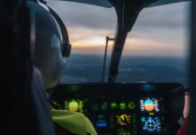 VIDEO: Drone Boat Saves Downed U.S. Pilots Pilot's view from a helicopter cockpit during sunset