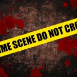 VIDEO: Youth Center BLOODBATH — 6 Dead Yellow caution tape reading 'CRIME SCENE DO NOT CROSS' over a dark, blood-splattered background