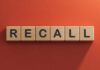 ALERT: Nationwide Mac & Cheese Recall Wooden letter tiles spelling recall on an orange background