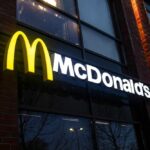 Nostalgia Bomb Hits McDonald’s Illuminated McDonald's sign on a brick building at night