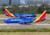 Southwest Backtracks After Uproar Two Southwest Airlines planes on an airport runway