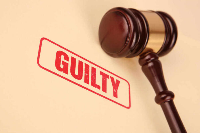 shutterstock_271500923 Guilty stamp with gavel