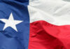 Texas Power Play: Dell Ditches Delaware Texas flag with blue white and red colors