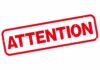 Whiplash Warnings Baffle Coast — Watch Up Red stamp with the word 'ATTENTION' in bold letters