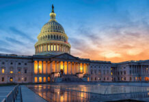 Dynasty Move At U.S. Senate? U.S. Capitol building at sunset with reflection, Washington D.C.