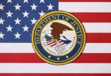 DOJ Wipes $722M Case — Mastermind Walks? Department of Justice seal on American flag background