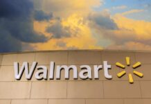 Glass In Bread – Walmart Pulls Product Walmart sign against a cloudy sky