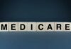 Medicare Bombshell Hits in 2027 Wooden blocks spelling out MEDICARE on a dark background