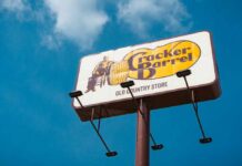 Cracker Barrel’s Biscuit Bet Backfires Sign for Cracker Barrel restaurant against a blue sky