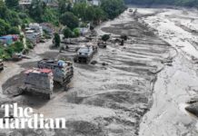 VIDEO: Deluge Leaves Hundreds Vanished Mudslide submerges China-Nepal crossing point