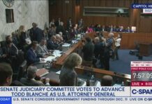 Cornyn, Tillis Drop Bomb, Deal Shifts Senate Judiciary Committee Vote on Todd Blanche to Serve as Attorney General