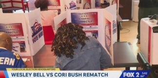 Bell, Bush meet again in high-stakes Democratic primary rematch