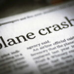 Alaska Flight Run Ends In Deadly Disaster Newspaper headline about a plane crash.