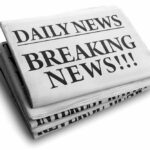 BREAKING: Commander Convicted of Torture Stack of newspapers with breaking news headline