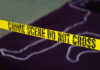 Basement Horror Uncovered – 5 Women? Yellow crime scene tape marking off an area with a chalk outline