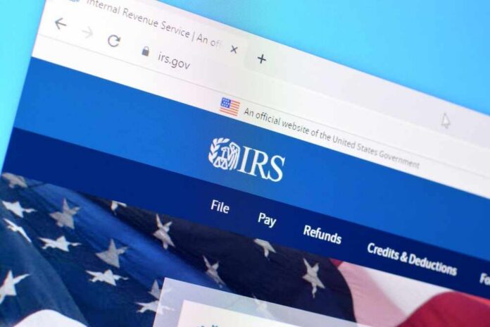 Ny,,Usa,-,December,16,,2019:,Homepage,Of,Internal,Revenue Screenshot of the IRS website showing navigation options