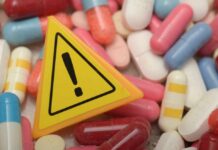 This Drug Torches Fat, Spares Muscle? Warning sign among assorted pills and capsules