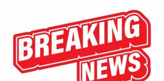 Bold red graphic displaying the words 'Breaking News'