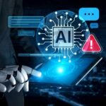 AI Helped Missiles? CEO Slams the Brakes Person holding tablet with AI hologram display