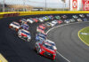 Racing Legend’s Health Shocks NASCAR Fans Race cars on a track in formation driving fast