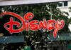 Disney Villains Invade Fast-Food Giant Bright red Disney logo displayed on a storefront window